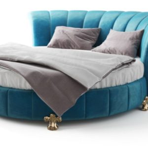 GIƯỜNG TRÒN SANG TRỌNG ATEMIS 1800x2000 Vải da tiêu chuẩn