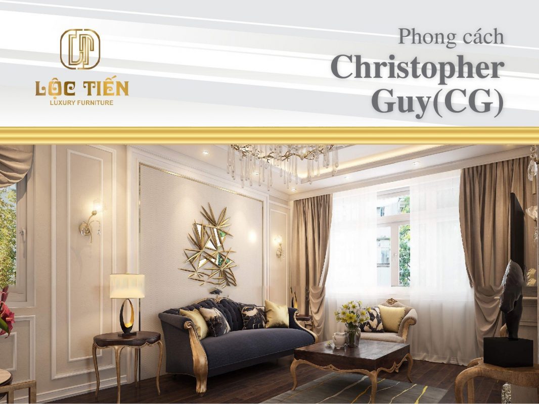 phong cách thiết kế sofa Christopher Guy