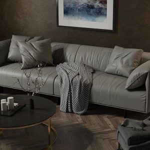 Sofa cao cấp LATUSRE' 2600x950, da bò Ý hãng Masstrotto - 2