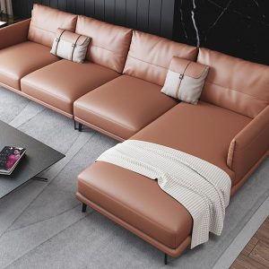 Sofa góc ATINOO 3000x1600 da bò Ý hãng Masstrotto - 2