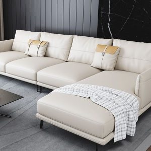 Sofa góc ATINOO 3000x1600, da bò Ý hãng Masstrotto - 5