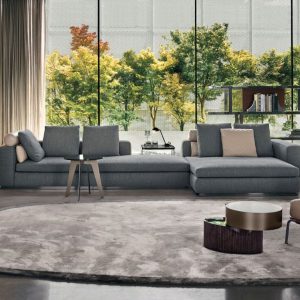 Sofa hiện đại AFFECAL 2600x1050x610 da bò Ý-5